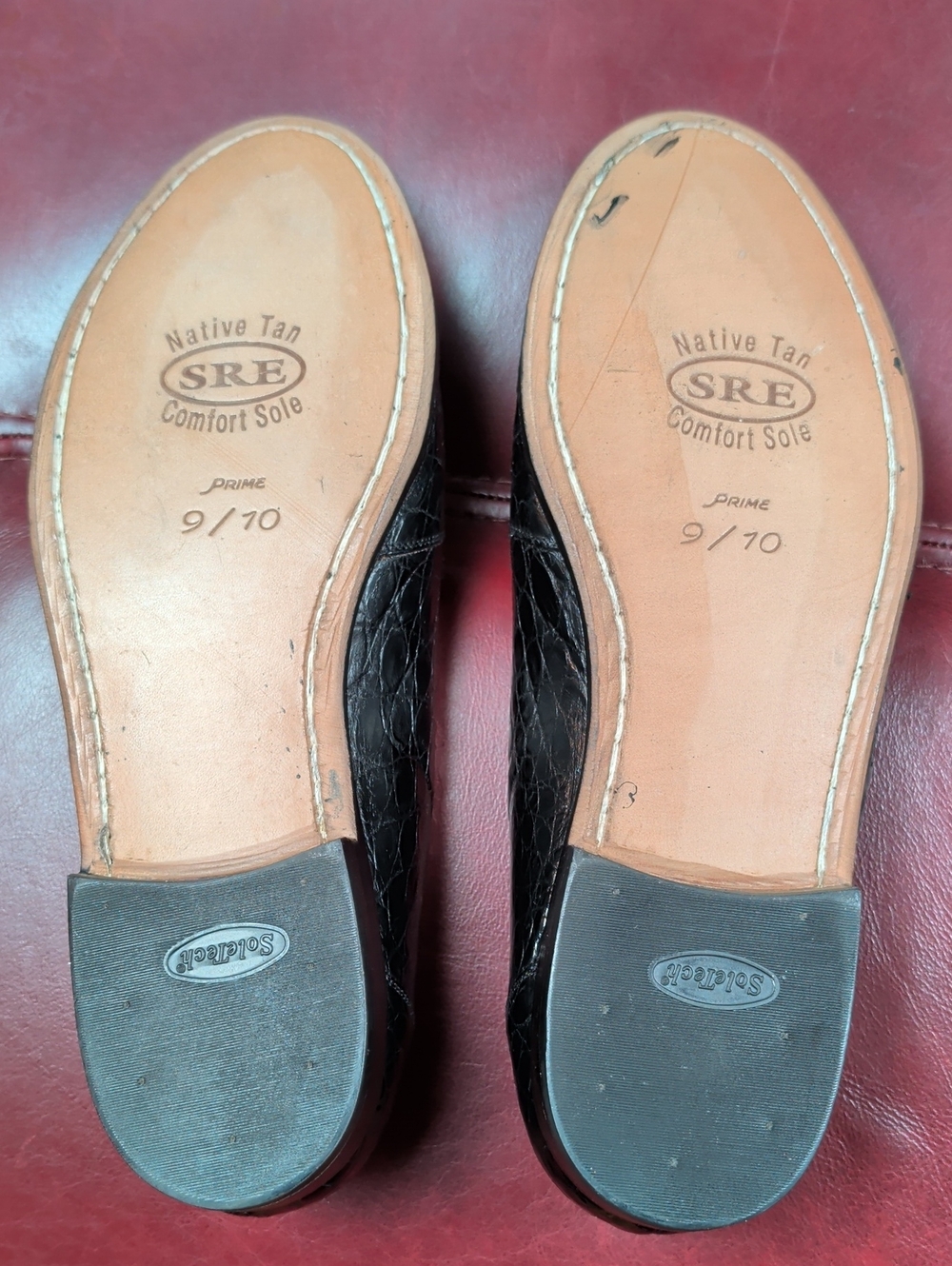 MEZLAN "RODEO" Genuine Crocodile Alligator Loafers Shoes  Men's 9.5 - Picture 8 of 12